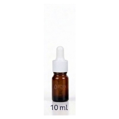 10 ml Amber Cam �i�e Beyaz Damlal�k