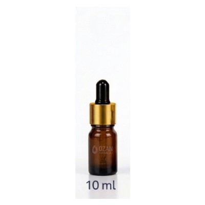 10 ml Amber Cam �i�e Gold Siyah Damlal�k