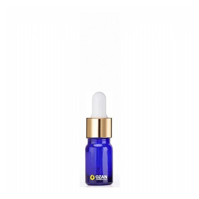 10 ml Mavi Cam �i�e Gold Beyaz Damlal�k