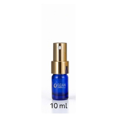 10 ml Mavi Cam �i�e Gold Parmak Sprey