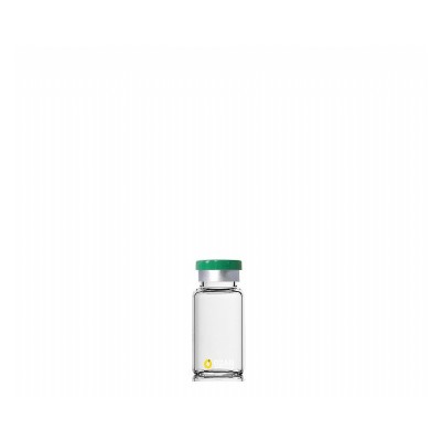 10 ml �effaf Cam Flekon Vial Si�e Ye�il Flipoff Kapak