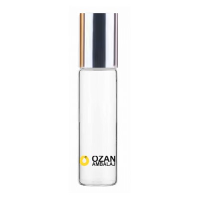 10 ml �effaf Rollon �i�esi �elik Bilyeli G�m�� Kapakl�
