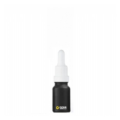 10 ml Siyah Cam �i�e Beyaz Kilitli Damlal�k Toptan �thal