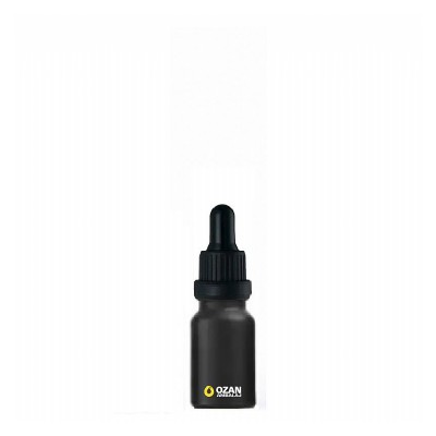 10 ml Siyah Cam �i�e Siyah Kilitli Damlal�k Toptan �thal