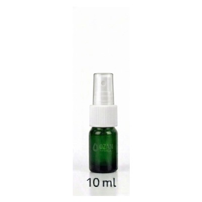 10 ml Ye�il Cam �i�e Beyaz Parmak Sprey