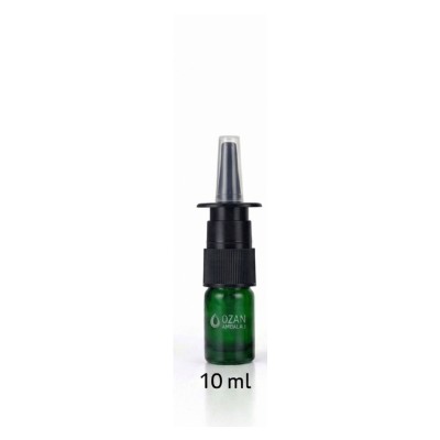 10 ml Ye�il Cam �i�e Siyah Burun Sprey - Nasal Sprey