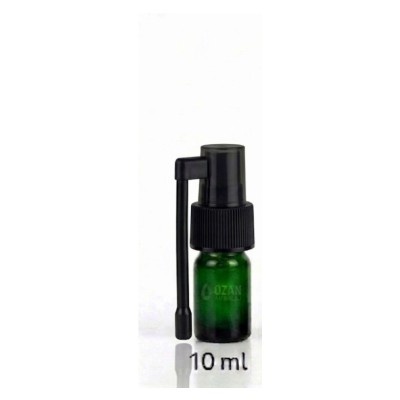 10 ml Ye�il Cam �i�e Siyah Oral Sprey - A��z Sprey