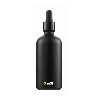 100 ml Siyah Boyal� Cam Damlal�kl� �i�e �thal Toptan