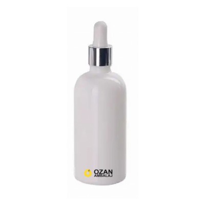 100 ml Beyaz Boyal� Cam Damlal�kl� �i�e �thal Toptan