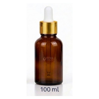 100 ml Amber Cam �i�e Gold Beyaz Damlal�k