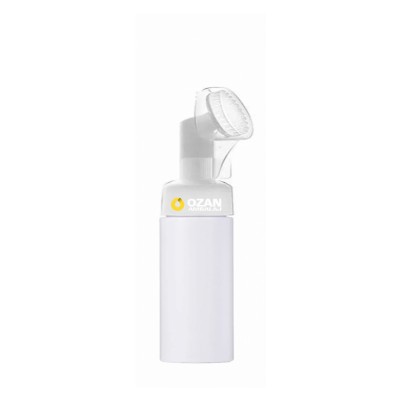 100 ml Beyaz K�p�k �i�esi Beyaz F�r�al� K�p�k Pompas�