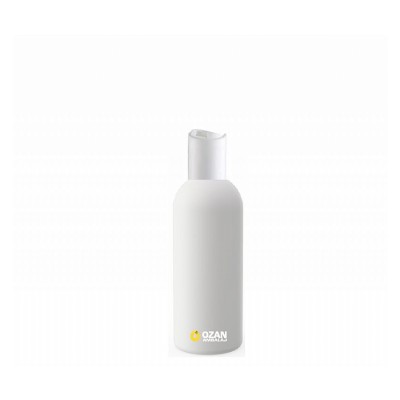 100 ml Beyaz Polietilen �i�e Beyaz Disctop Kapakl� Boston HDPE �i�e