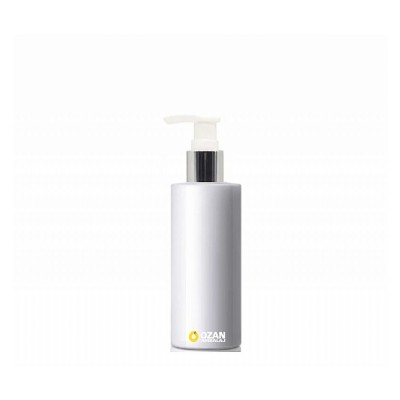 100 ml Beyaz Polietilen �i�e G�m�� Beyaz Pompal� Silindir HDPE �i�e