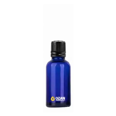 100 ml Mavi Cam �i�e Euro Siyah Kilitli ��ten Damlal�k
