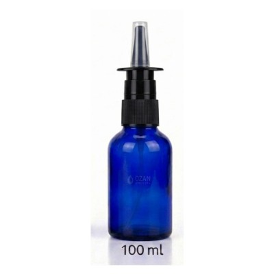 100 ml Mavi Cam �i�e Siyah Burun Sprey - Nasal Sprey
