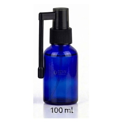 100 ml Mavi Cam �i�e Siyah Oral Sprey - A��z Sprey