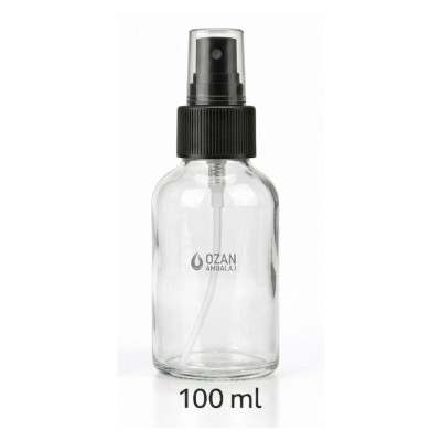 100 ml �effaf Cam �i�e Siyah Parmak Sprey