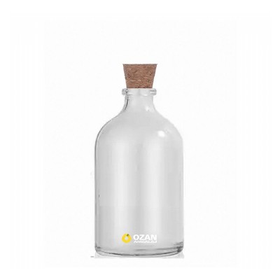 100 ml �effaf Penisilin Cam �i�e Mantar Kapak