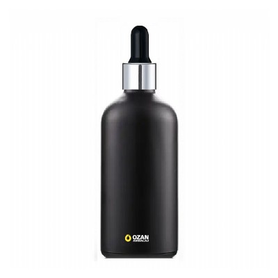100 ml Siyah Cam �i�e G�m�� Siyah Damlal�k Toptan �thal