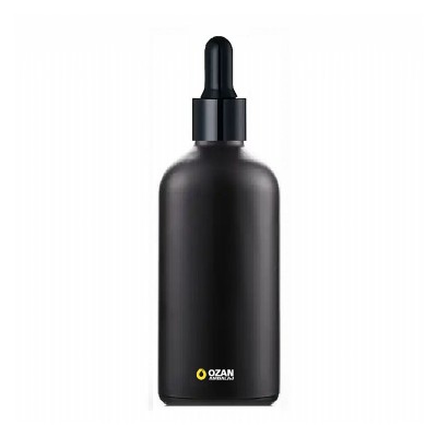 100 ml Siyah Cam �i�e Siyah Damlal�k Toptan �thal