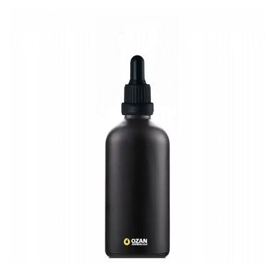 50 ml Siyah Cam �i�e Siyah Kilitli Damlal�k Toptan �thal