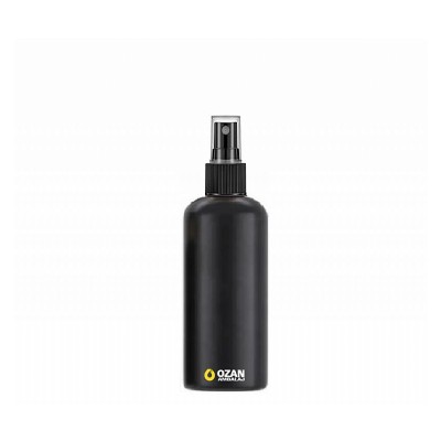 100 ml Siyah Polietilen �i�e Siyah Spreyli Boston HDPE �i�e