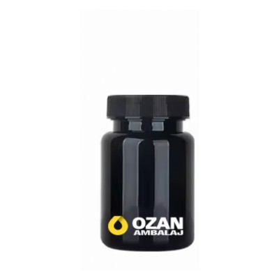 100 ml Siyah Tablet Kaps�l �i�esi 