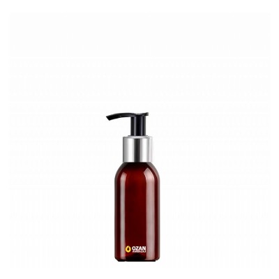 100 ml Toptan Amber Pet �i�e G�m�� Siyah Losyon S�v� Sabun Pompas�