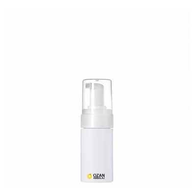 100 ml Toptan Beyaz Pet �i�e Beyaz K�p�k Pompas�