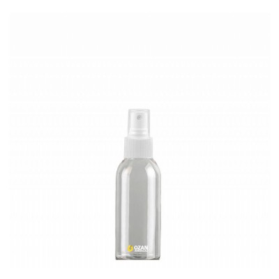 100 ml Toptan �effaf Pet �i�e Beyaz Parmak Spreyli