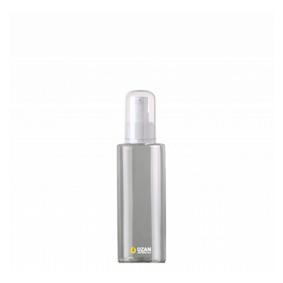 100 ml Toptan �effaf Silindir Pet �i�e Beyaz Krem Pompas�