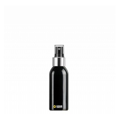 100 ml Toptan Siyah Pet �i�e G�m�� Siyah Parmak Spreyli