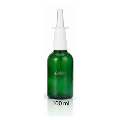 100 ml Ye�il Cam �i�e Beyaz Nasal Sprey - Burun Sprey