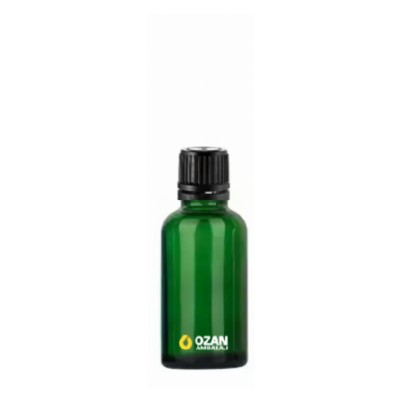 100 ml Ye�il Cam �i�e Euro Siyah Kilitli ��ten Damlal�k