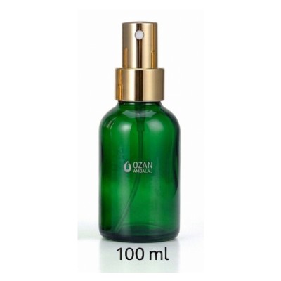 100 ml Ye�il Cam �i�e Gold Parmak Sprey