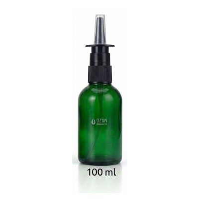 100 ml Ye�il Cam �i�e Siyah Burun Sprey - Nasal Sprey