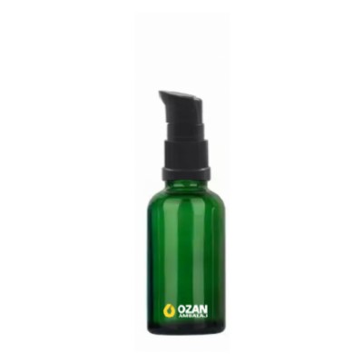 100 ml Ye�il Cam �i�e Siyah Krem Losyon Pompas�