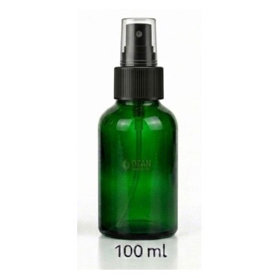100 ml Ye�il Cam �i�e Siyah Parmak Sprey