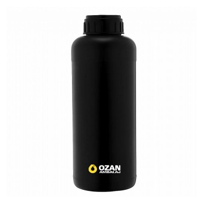 1000 ml Siyah Tar�m Ve Zirai �i�esi Contal� Kilitli Kapak