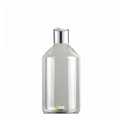 1000 ml Toptan �effaf Konik Pet �i�e G�m�� Beyaz Disctop