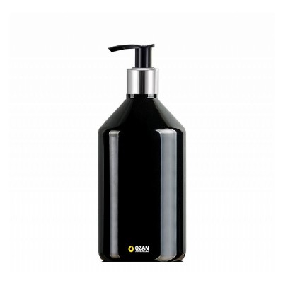 1000 ml Toptan Siyah Konik Pet �i�e Gold Siyah Losyon S�v� Sabun Pompas�