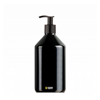 1000 ml Toptan Siyah Konik Pet �i�e Siyah Losyon S�v� Sabun Pompas�