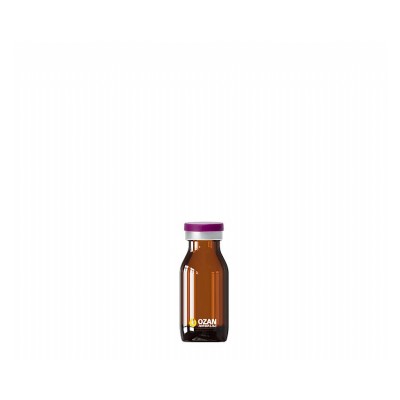 15 ml Amber Penisilin Cam �i�e Mor Flip Off Kapak Toptan