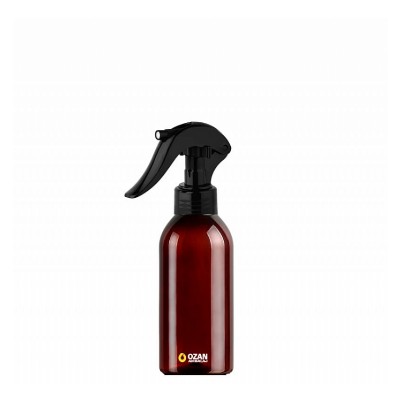 150 ml Amber Pet �i�e Siyah Trigger Spreyli Toptan