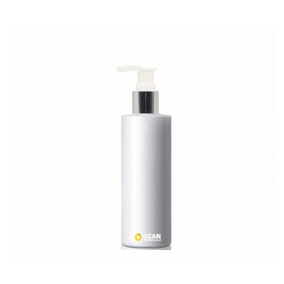 150 ml Beyaz Polietilen �i�e G�m�� Beyaz Pompal� Silindir HDPE �i�e