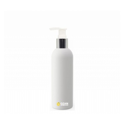 150 ml Beyaz Polietilen �i�e G�m�� Pompal� Boston HDPE �i�e
