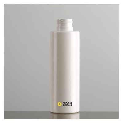 150 ml Beyaz Silindir K�t Plastik Pet �i�e Beyaz Parmak Sprey ve Beyaz Disctop Kapak