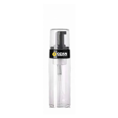 150 ml �effaf K�p�k �i�esi Siyah K�p�k Pompas�