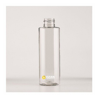 150 ml �effaf Silindir K�t Plastik Pet �i�e Metal Sprey ve �effaf Kapak