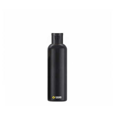 150 ml Siyah Polietilen �i�e Siyah Fliptop Kapakl� Boston HDPE �i�e